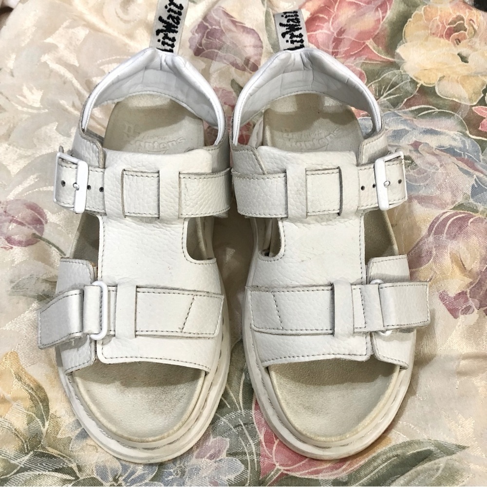 Dr. Martens Kamilah Leather Chunky Platform Fisherman Sandals sz 5 fit larger - Picture 4 of 14
